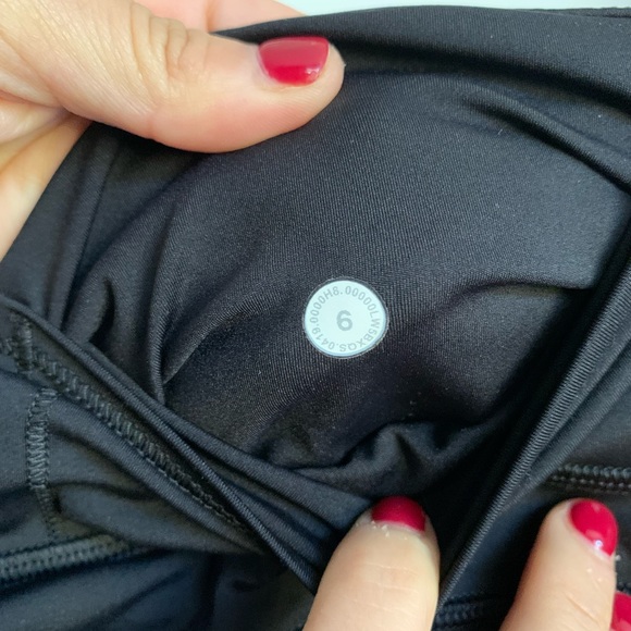 Lululemon Fast & Free 7/8 Tight II *Non-Reflective Nulux 25" in Black - Picture 3 of 5
